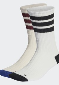 adidas Originals PREMIUM MID CREW 2 PACK - Ponožky - crystal white