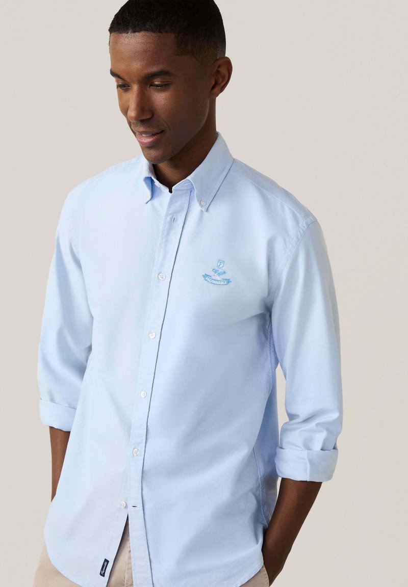 horizon blue dress shirt Marine Blue Horizon Stripe Shirt