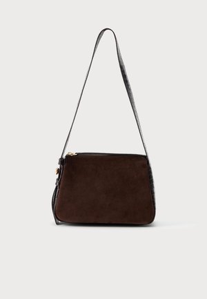 Tory Burch, ROMY SMALL - Τσάντα χειρός - dark brown