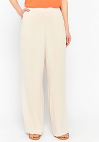 LolaLiza CRINKLED  - Trousers - beige
