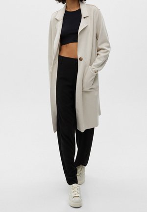PULL&BEAR Manteau court - mottled beige