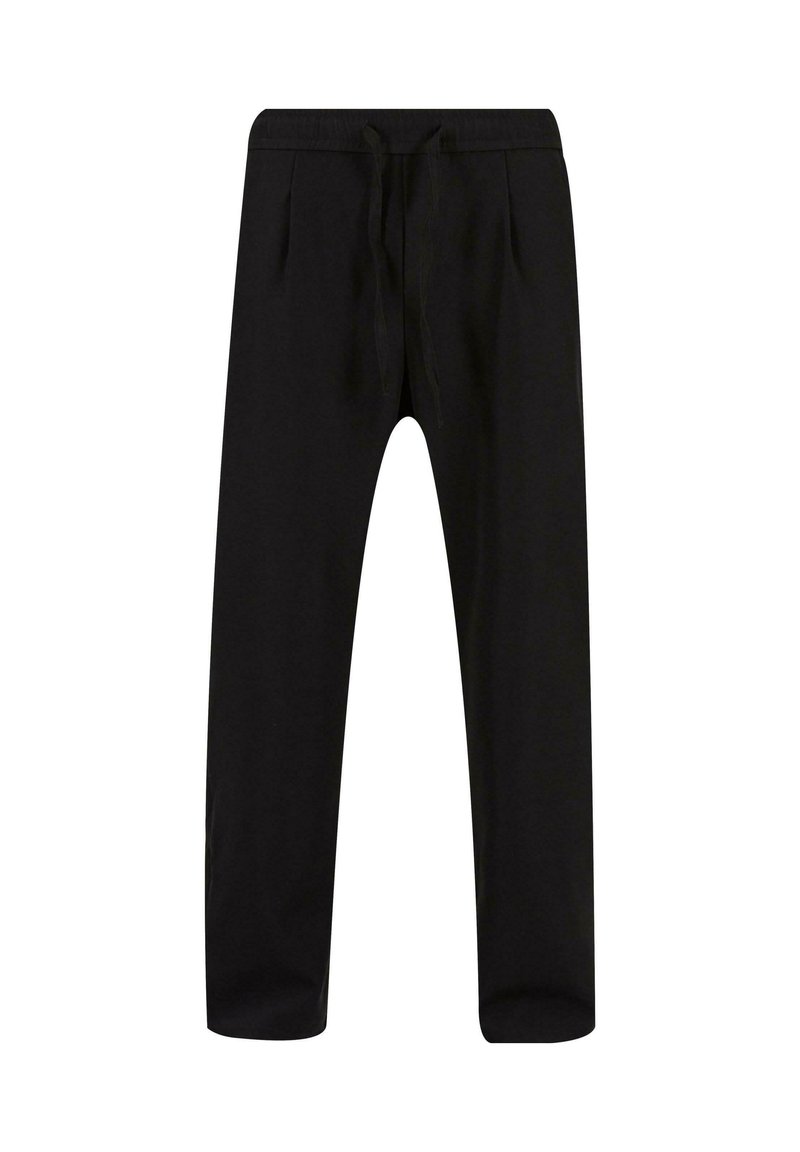 Another Cotton Lab RIBBONS - Tracksuit bottoms - black - Zalando