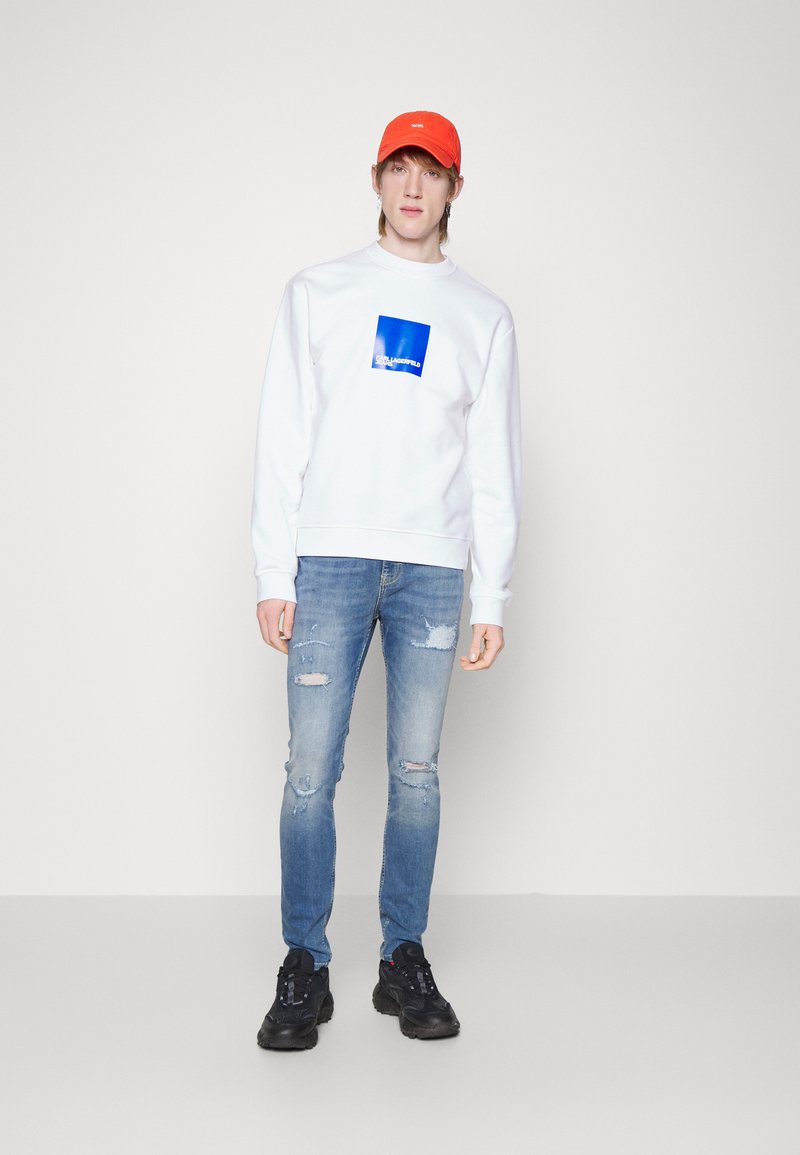 Karl Lagerfeld Jeans SWEATSHIRT - Sportska majica - white