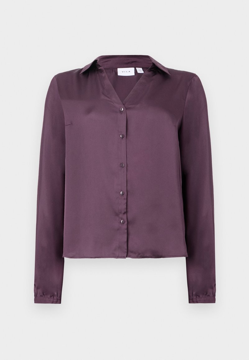 Vila Overhemdblouse donkerrood