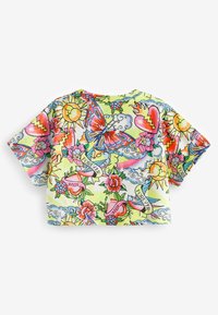 Next BOXY - REGULAR FIT - T-shirts basic - green pink printed
