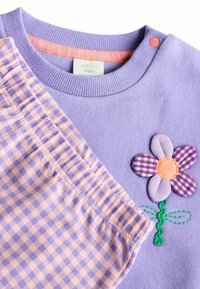 Next SET - Mikina - purple flower baby