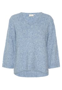 ALIOMA  3/4 SL - Neule - faded denim melange