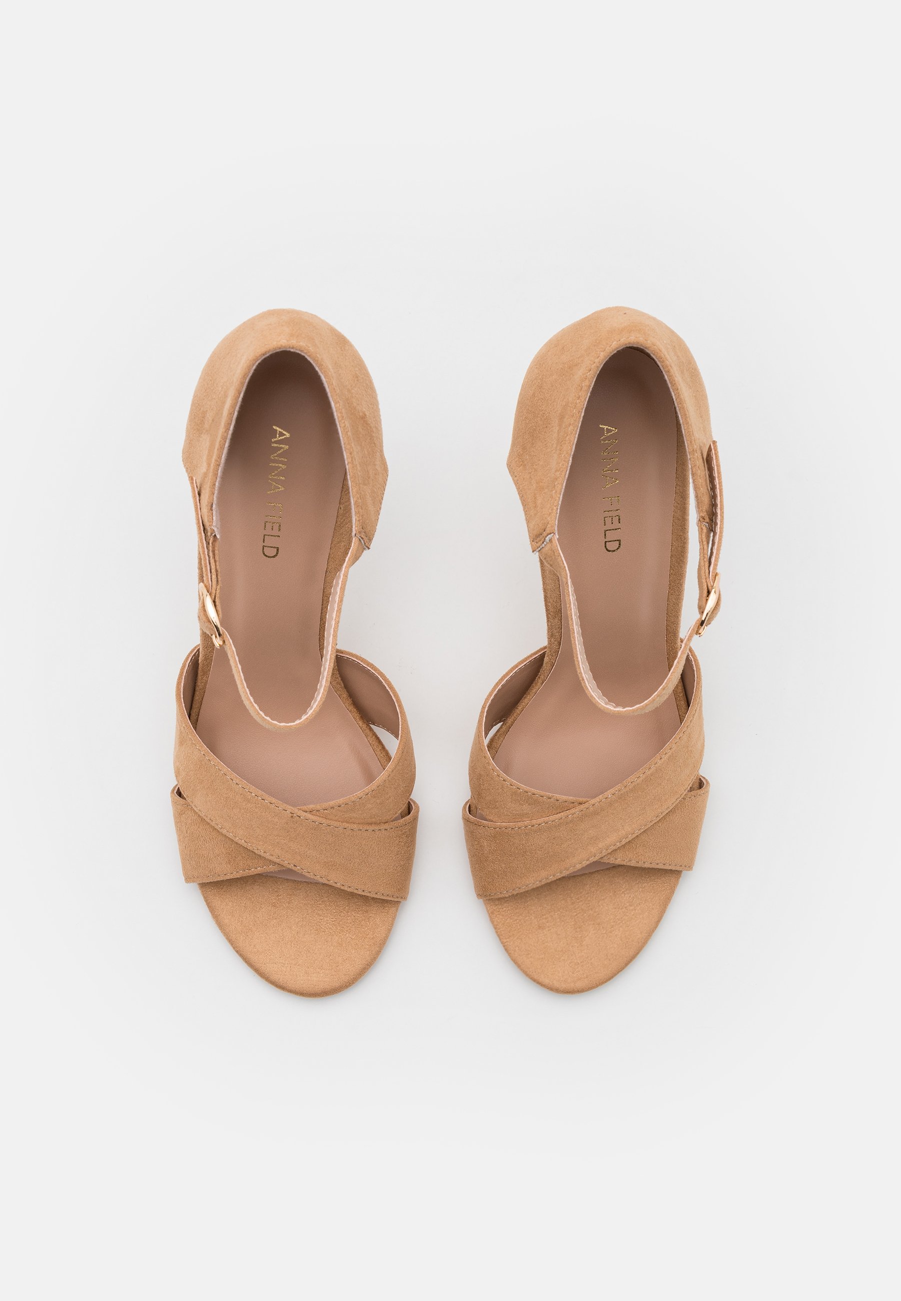 Anna Field Sandalias de tacón - camel/camel - Zalando.es