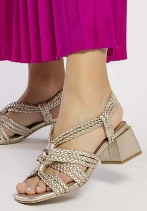 Sandalias - gold coloured