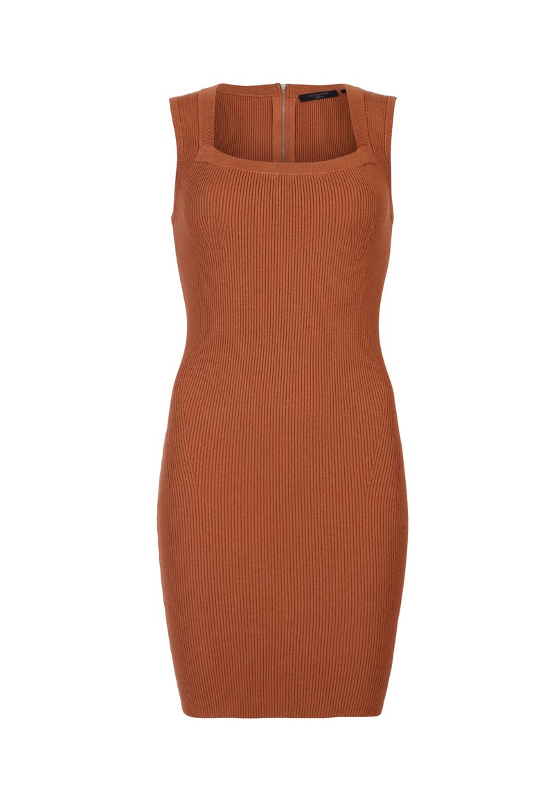 AllSaints Gebreide jurk oranje AllSaints Gebreide jurk oranje