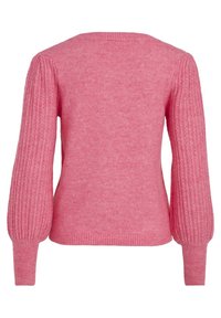 VILA Stickad tröja - pink