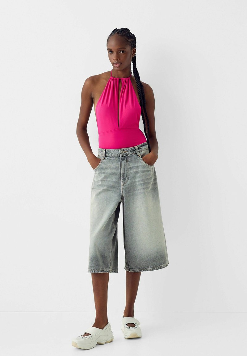 Bershka Top donkerroze Bershka Top donkerroze