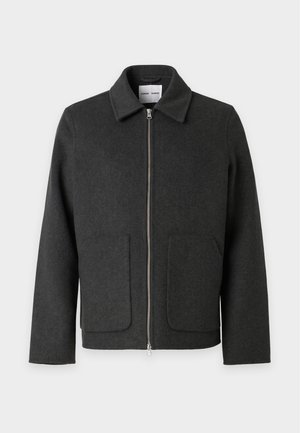 Samsøe Samsøe, SAPAULO JACKET - Леко яке - dark grey melange