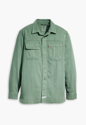 AUBURN WORKER - Shirt - olie forest garment dye