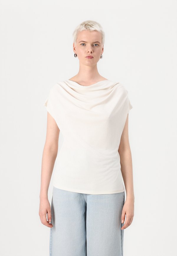 VIMODALA WATERFALL - Basic T-shirt - birch
