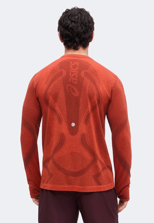 ASICS ROAD SEAMLESS - Long sleeved top - singed red — foto 3