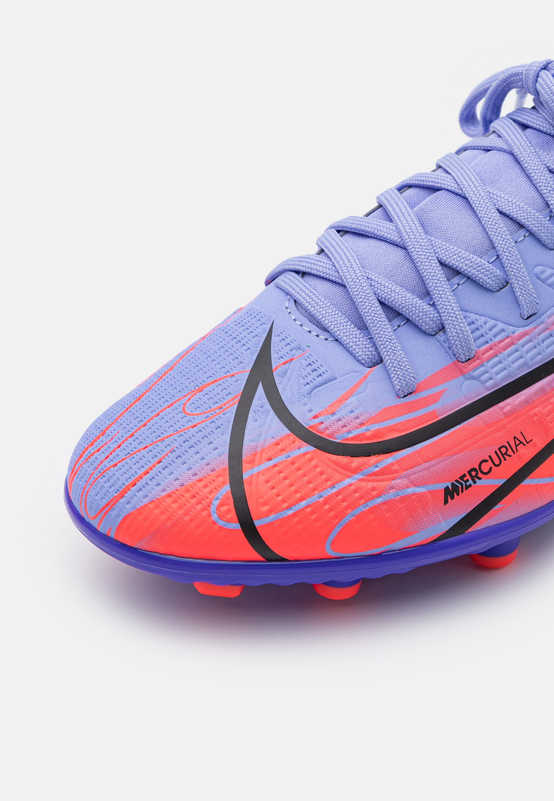 Nike Performance MERCURIAL JR 8 CLUB KYLIAN MBAPPE FG/MG UNISEX -  Chaussures de foot à crampons - light thistle/bright crimson/violet -  ZALANDO.FR