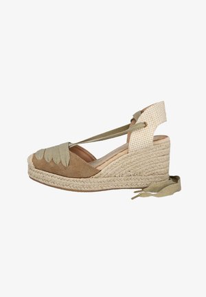 Pink Desert, ALPARGATAS DE ESPARTO - Zapatos de salón con cordones - camel