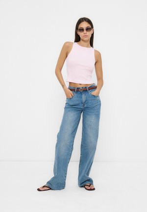Even&Odd, 5 PACK - Débardeur - egret/roseate spoonbill/light grey melange/dark denim/black