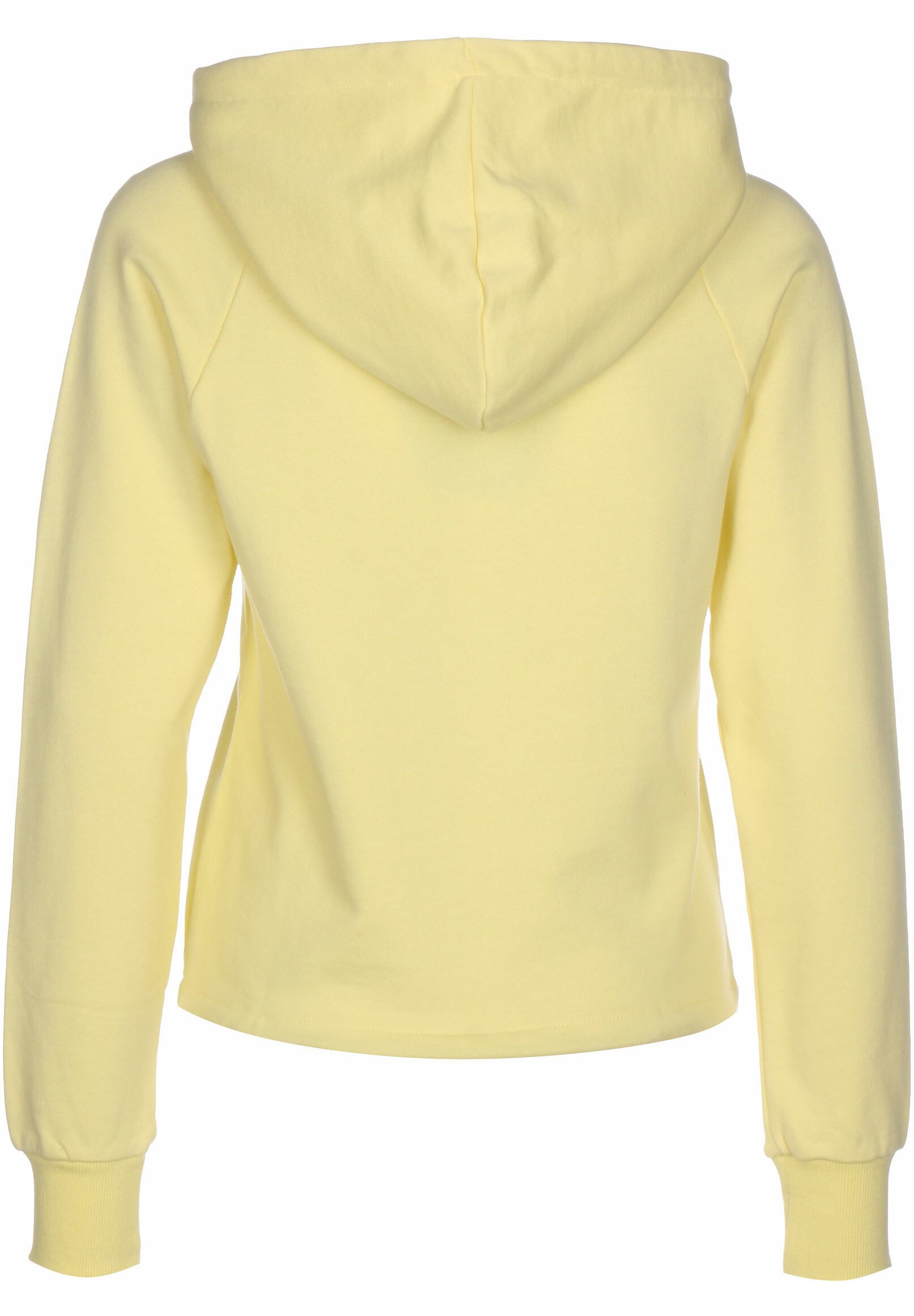 pastel yellow sweatshirt