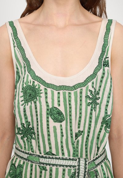 Alemais LULA SLEEVELESS MIDI DRESS - Maxikjoler - stripe
