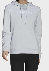 adidas Performance Mikina s kapucí - blue