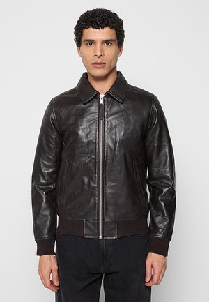 Schott LCDETROIT - Veste en cuir - brown