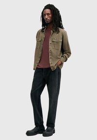 AllSaints BODEGA SS CREW - T-Shirt basic - brown