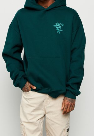 Jersey con capucha - dark green