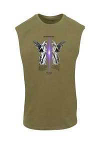 MJ Gonzales THE TRUTH  SLEEVELESS  - Topper - olive