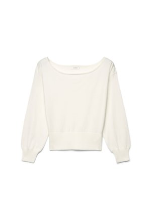 Terranova, MAGLIA TINTA UNITA - Maglione - bianco lana