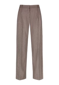 Gerry Weber MIT HAHNENTRITT - Stoffhose - schwarz caramell gemustert