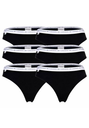 6ER PACK - LOGOBUND EINFARBIG - String - schwarz