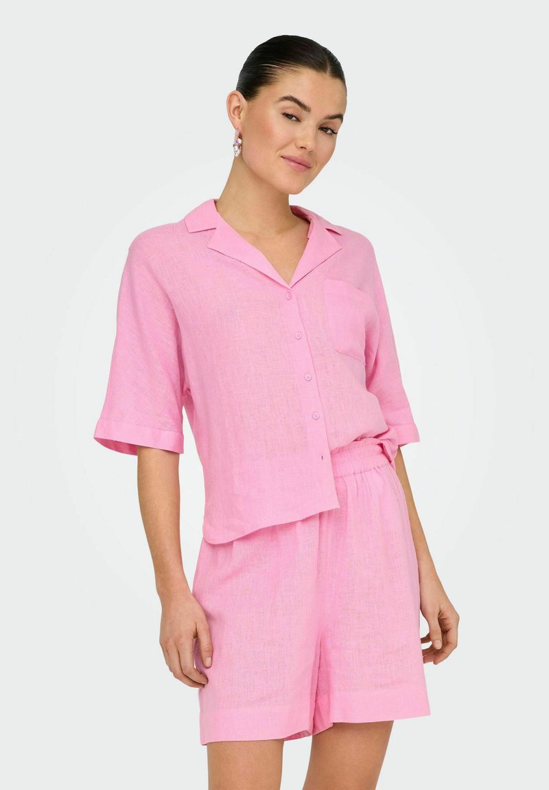 ONLY NORMAL GESCHNITTEN  VOLUMINÖSER ARM - Skjortebluser - prism pink