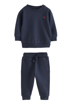 REGULAR FIT - AND JOGGERS SET  - Tracksuit - navy blue
