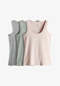 Vybrané, pale pink pastel green grey marl
