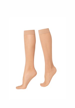 Calcetines hasta la rodilla - hautfarben nude elixir caramel