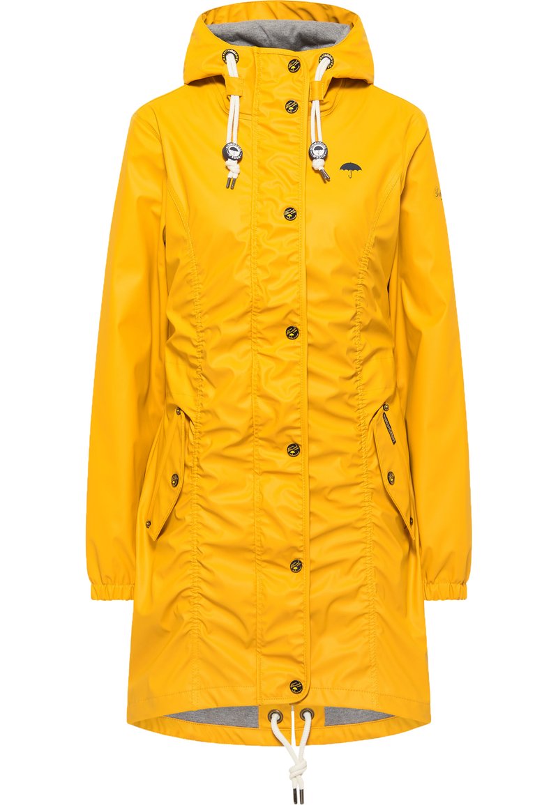 Schmuddelwedda Regenjas mosterdgeel