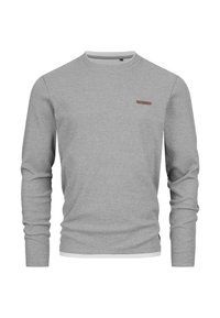 Striktrøje - lt grey