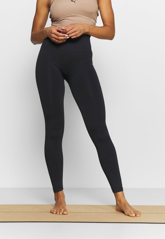 FLEX LEGGING SEAMLESS - Collants - black