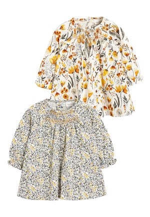 2 PACK SMOCK FLORAL TUNIC - Tunique - off-white