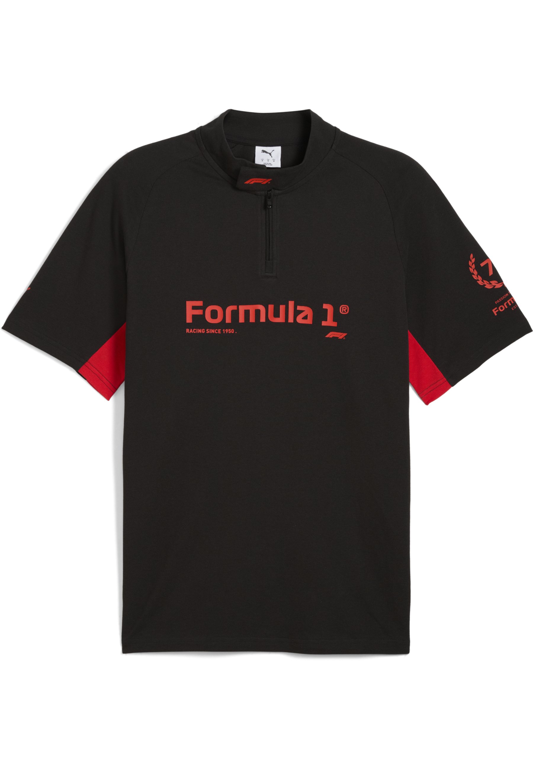 Puma F1 75YRS REGULAR - Triko s potiskem - black