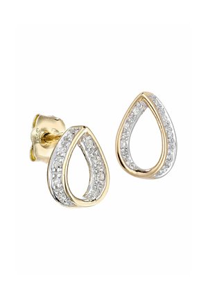 TEARDROP DESIGN STUD  - Oorbellen - yellow gold