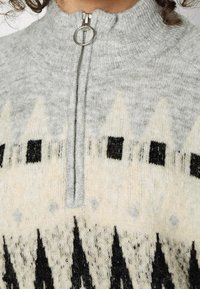 Object Tall Strickpullover - light grey