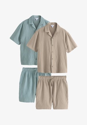 Next, CHEESE SHORT SLEEVE SET 2 PACK - Pigiama - green ecru