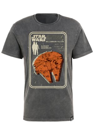 Re:Covered Printtipaita - dunkelgrau