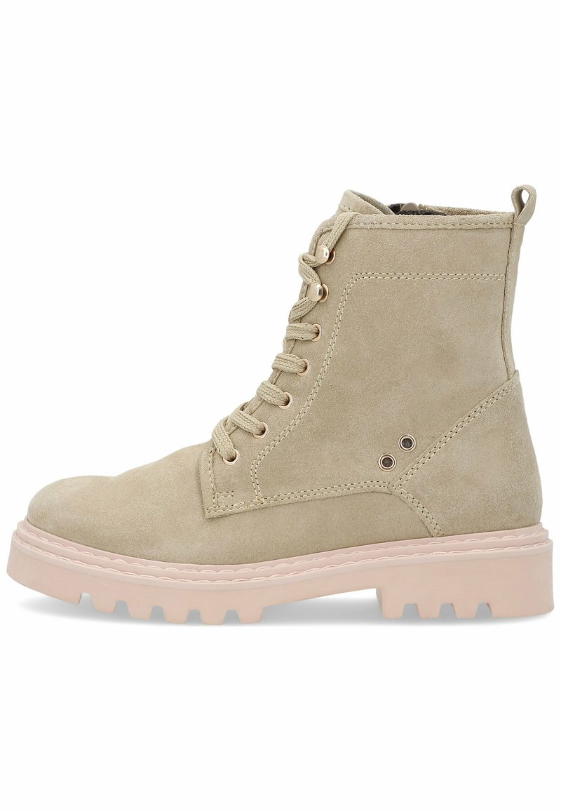 Damen Ankle Boots | COX Schnürstiefelette beige - RH45735 Damen Ankle Boots | COX Schnürstiefelette beige - RH45735