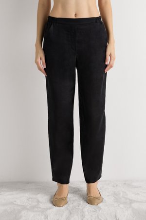 Intimissimi, PLAIN-WEAVE - Stoffhose - schwarz black