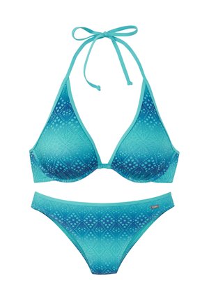 BÜGEL SET - Bikini - blau türkis