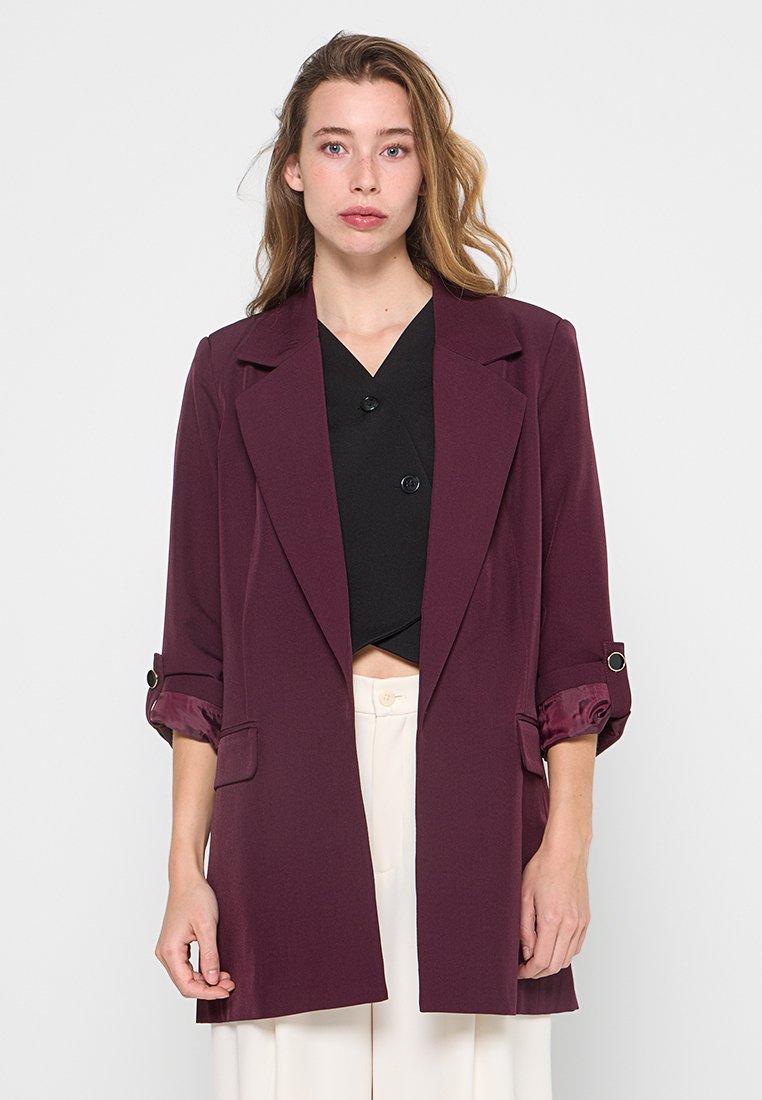 Vero Moda Tall Blazer bordeauxrood Vero Moda Tall Blazer bordeauxrood